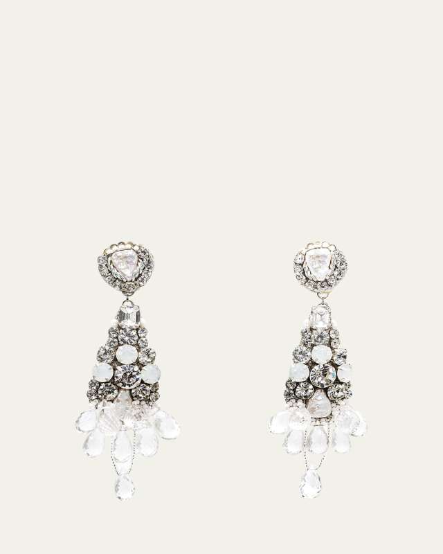 Iridescent Crystal Earrings